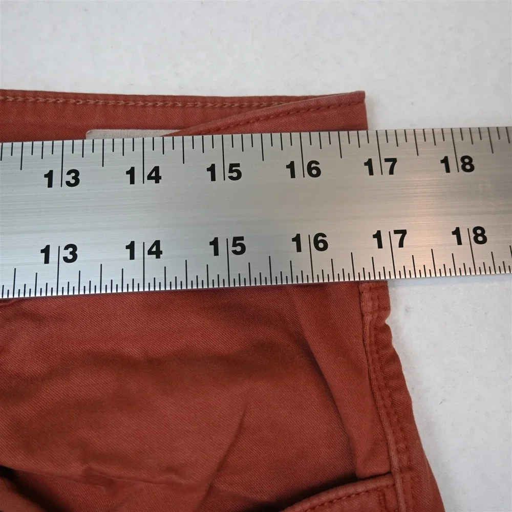 Mavi Jeans 33x32 Red Brushed Stretch Twill Zach Straight Mens Jeans